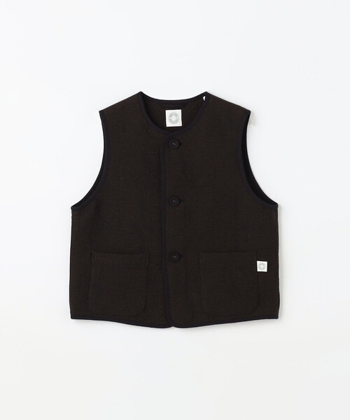 ORCIVAL（オーシバル）の「ORCIVAL | コットンポリジャカード トリミングベスト WOMEN（ベスト・レディース・ブラック/オフホワイト・1）」の18枚目の写真