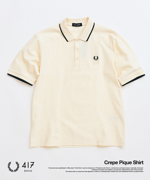 セール】FRED PERRY / フレッドペリー417別注 Crepe Pique Shirt
