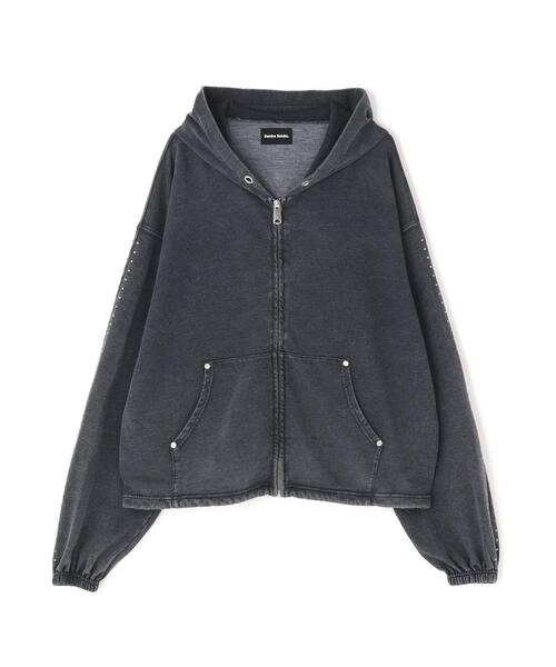 DANKE SCHON（ダンケシェーン）の「【WEB&DEPOT限定】DankeSchon/ダンケシェーン/STUDS SWEAT ZIP HOODIE（パーカー・レディース・ブラック/ブラウン・S/M/L）」の8枚目の写真