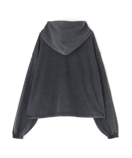 DANKE SCHON（ダンケシェーン）の「【WEB&DEPOT限定】DankeSchon/ダンケシェーン/STUDS SWEAT ZIP HOODIE（パーカー・レディース・ブラック/ブラウン・S/M/L）」の9枚目の写真