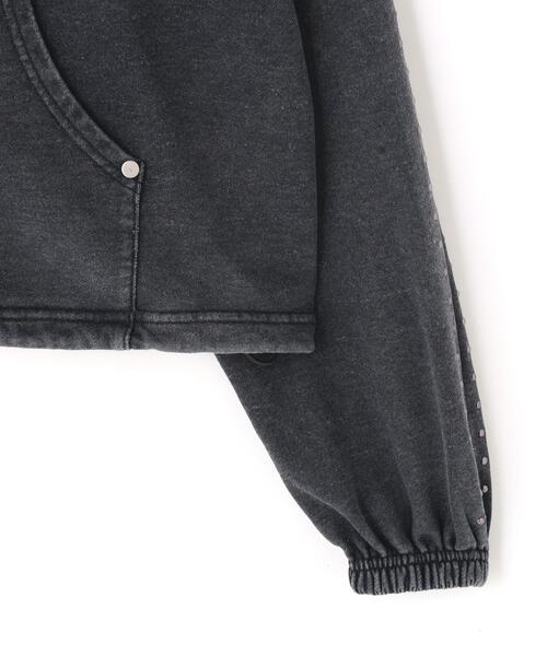 DANKE SCHON（ダンケシェーン）の「【WEB&DEPOT限定】DankeSchon/ダンケシェーン/STUDS SWEAT ZIP HOODIE（パーカー・レディース・ブラック/ブラウン・S/M/L）」の12枚目の写真