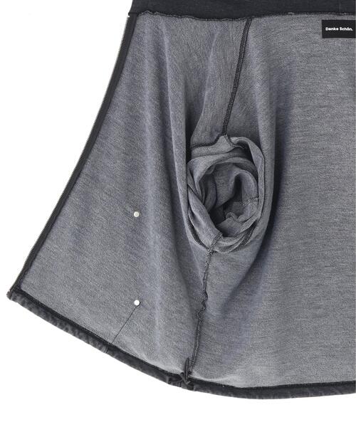 DANKE SCHON（ダンケシェーン）の「【WEB&DEPOT限定】DankeSchon/ダンケシェーン/STUDS SWEAT ZIP HOODIE（パーカー・レディース・ブラック/ブラウン・S/M/L）」の13枚目の写真