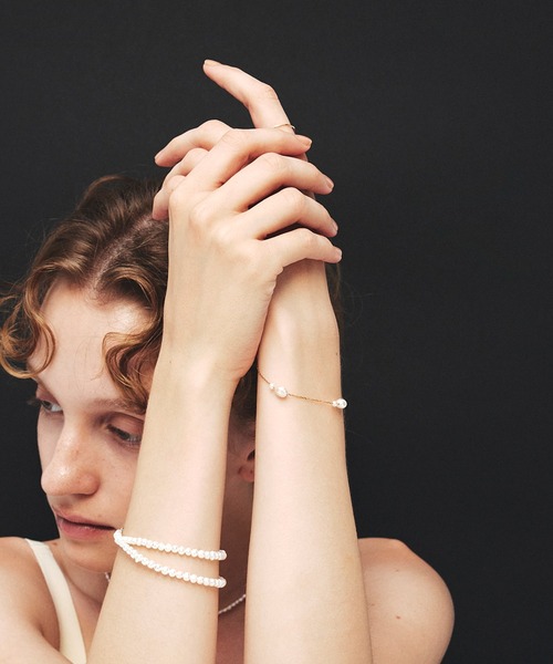 lesbonbon ルボンボン　flotter pearl bracelet les bon bon】flotter pearl bracelet/フロテ パール ブレスレット