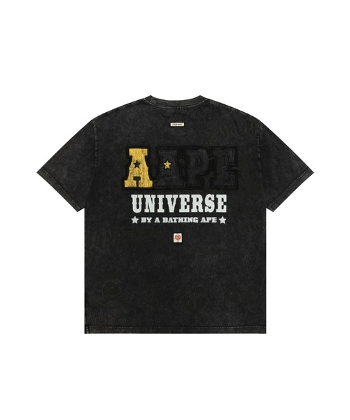 AAPE BY A BATHING APE(エーエイプバイアベイシングエイプ)の「AAPE FANCY MAIN TEE(Tシャツ/カットソー・メンズ・ライトブラック・MEDIUM/LARGE/XX-LARGE/X-LARGE/SMALL)」の1枚目の写真