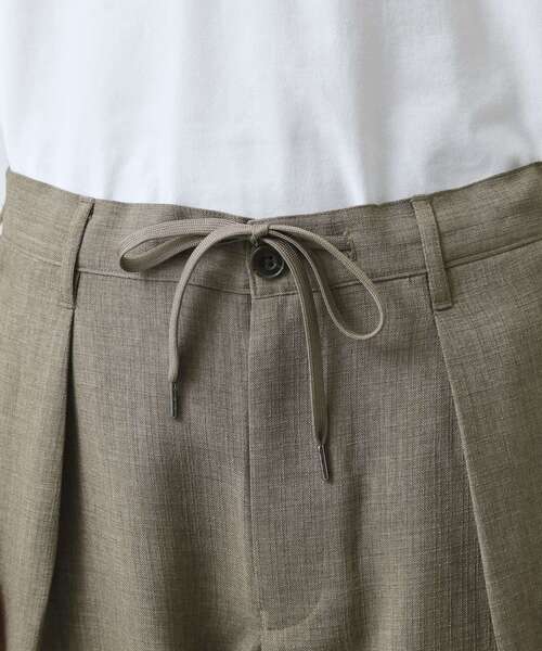 THE SHOP TK （ザ ショップ ティーケー ）の「【LINO FINE】リネンライク　ワイドイージーパンツ  UVカット　イージーケア　吸水速乾　洗濯機OK（その他パンツ・メンズ・チャコールグレー/キャメル/ブルー系その他・02/03/04）」の19枚目の写真