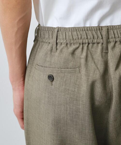 THE SHOP TK （ザ ショップ ティーケー ）の「【LINO FINE】リネンライク　ワイドイージーパンツ  UVカット　イージーケア　吸水速乾　洗濯機OK（その他パンツ・メンズ・チャコールグレー/キャメル/ブルー系その他・02/03/04）」の22枚目の写真