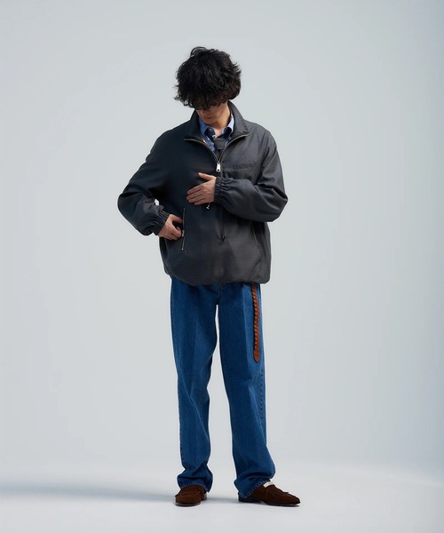 BED J.W. FORD（ベッドフォード）の「【BED J.W. FORD/ベッドフォード】No Stress（ブルゾン・メンズ・グレー/ブラック・0/1）」の4枚目の写真