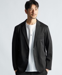 LANVIN en Bleu（ランバンオンブルー）の「セットアップ ストライプ ジャージージャケット（テーラードジャケット）」