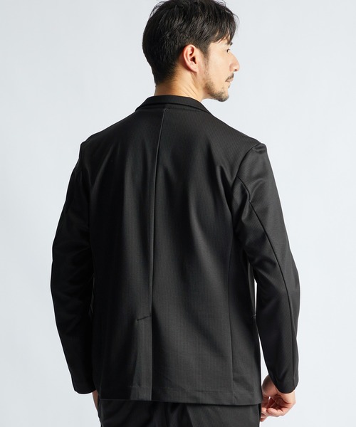 LANVIN en Bleu(ランバンオンブルー)の「セットアップ ストライプ ジャージージャケット(テーラードジャケット・メンズ・チャコールグレー/グレー・52/50/48/46)」の7枚目の写真