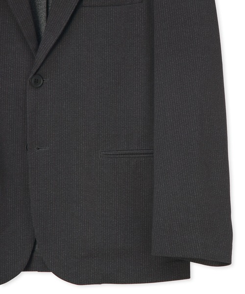 LANVIN en Bleu(ランバンオンブルー)の「セットアップ ストライプ ジャージージャケット(テーラードジャケット・メンズ・チャコールグレー/グレー・52/50/48/46)」の14枚目の写真