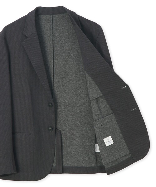 LANVIN en Bleu(ランバンオンブルー)の「セットアップ ストライプ ジャージージャケット(テーラードジャケット・メンズ・チャコールグレー/グレー・52/50/48/46)」の12枚目の写真