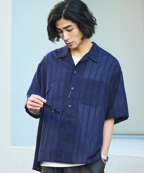 セール】限定展開 Relax Fit リラックスフィット シャドーストライプ