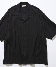 限定展開 Relax Fit リラックスフィット シャドーストライプ オープンカラー シャツ