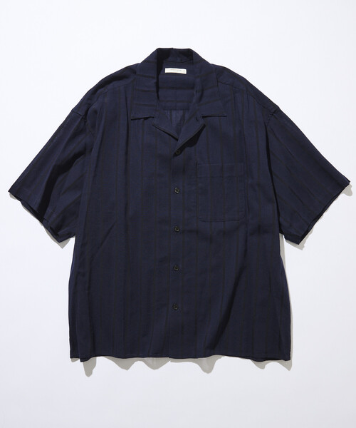 FREAK'S STORE(フリークスストア)の「限定展開 Relax Fit リラックスフィット シャドーストライプ オープンカラー シャツ(シャツ/ブラウス・メンズ・チャコールグレー/ブラック/ブラウン/ネイビー・SMALL/MEDIUM/LARGE)」の20枚目の写真