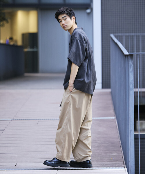 FREAK'S STORE(フリークスストア)の「限定展開 Relax Fit リラックスフィット シャドーストライプ オープンカラー シャツ(シャツ/ブラウス・メンズ・チャコールグレー/ブラック/ブラウン/ネイビー・SMALL/MEDIUM/LARGE)」の15枚目の写真