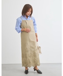 COHINA（コヒナ）の「エンブロイダリージャンパースカート 【低身長・小柄女性】（ワンピース）」