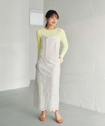 2wayクロシェワンピース 【低身長・小柄女性】（ワンピース）｜COHINA