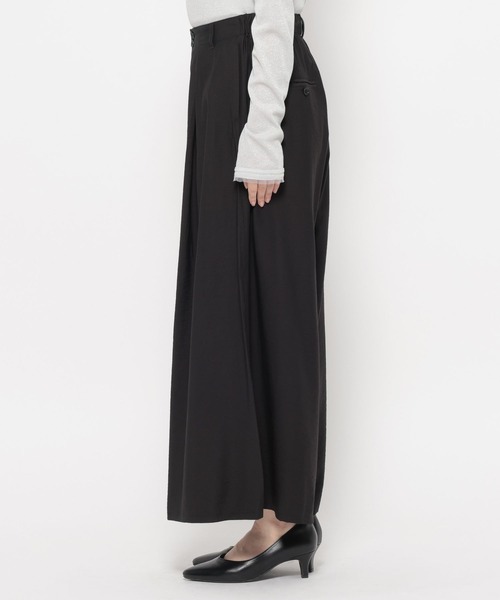 LEPSIM（レプシィム）の「《オフィスライン》アソートスーパーワイドパンツ　637917（その他パンツ・レディース・ベージュ/グレー/チャコールグレー・FREE）」の19枚目の写真