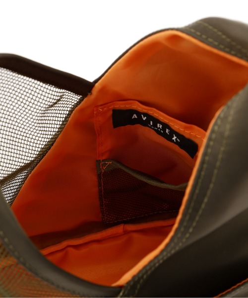 AVIREX（アヴィレックス）の「《直営店限定》MINI MESH TRIANGLE BAG（ショルダーバッグ・レディース・カモフラージュ/オリーブ/ブラック・F）」の18枚目の写真
