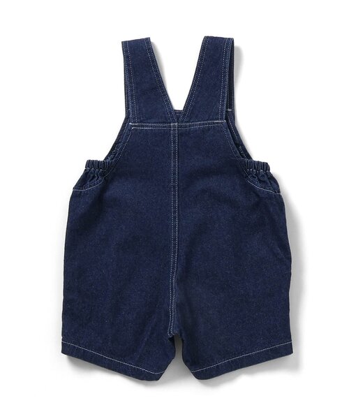 BREEZE（ブリーズ）の「WAKUWAKU FARM サロペット（その他ベビーウェア・キッズ・インディゴブルー/ストライプ・70/80）」の4枚目の写真