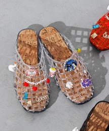 HEY!MrsROSE（ヘイミセスローズ）の「HEY! Mrs ROSE(ヘイ！ミセスローズ)Custom charm Sandals（サンダル）」