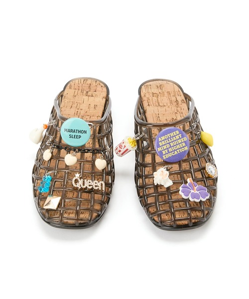 HEY!MrsROSE(ヘイミセスローズ)の「HEY! Mrs ROSE(ヘイ!ミセスローズ)Custom charm Sandals(サンダル・レディース・ブラック/レッド/クリア・M/L)」の16枚目の写真