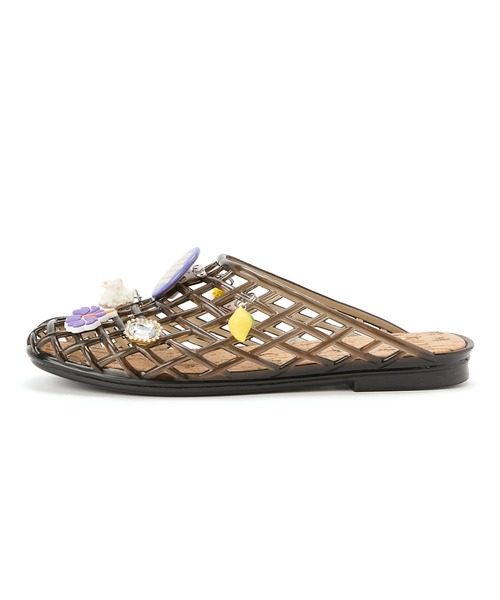 HEY!MrsROSE(ヘイミセスローズ)の「HEY! Mrs ROSE(ヘイ!ミセスローズ)Custom charm Sandals(サンダル・レディース・ブラック/レッド/クリア・M/L)」の11枚目の写真