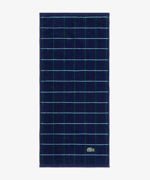 LACOSTE(ラコステ)の「フェイスタオル&ゲストタオル ギフトセット(タオル・レディース・ベージュ/ブルー・FREE)」の5枚目の写真