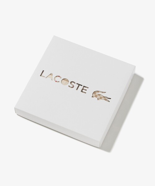 LACOSTE(ラコステ)の「フェイスタオル&ゲストタオル ギフトセット(タオル・レディース・ベージュ/ブルー・FREE)」の14枚目の写真