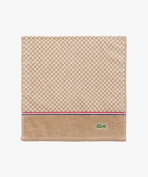 LACOSTE(ラコステ)の「フェイスタオル&ゲストタオル ギフトセット(タオル・レディース・ベージュ/ブルー・FREE)」の16枚目の写真