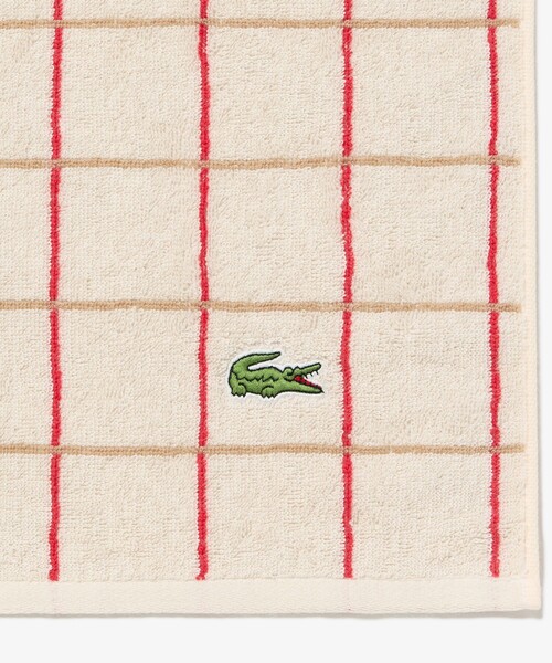 LACOSTE(ラコステ)の「フェイスタオル&ゲストタオル ギフトセット(タオル・レディース・ベージュ/ブルー・FREE)」の17枚目の写真