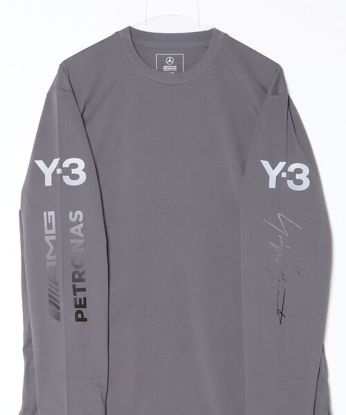 Y-3(ワイスリー)の「Y-3 MERCEDES - AMG PETRONAS FORMULA 1 TEAM CHAOS LOGO LONG SLEEVE TEE(Tシャツ/カットソー・メンズ・グレー・X-SMALL/SMALL/MEDIUM/LARGE/X-LARGE/XX-SMALL)」の11枚目の写真