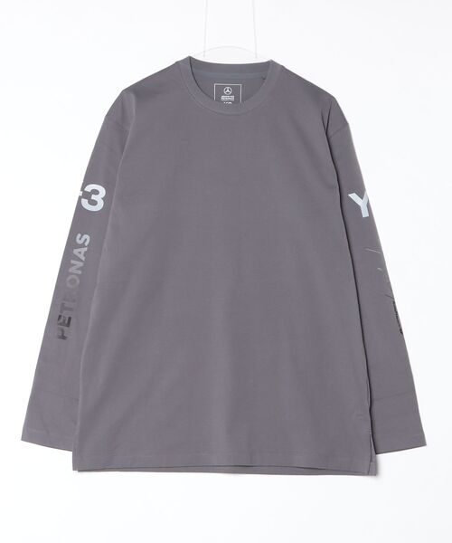 Y-3(ワイスリー)の「Y-3 MERCEDES - AMG PETRONAS FORMULA 1 TEAM CHAOS LOGO LONG SLEEVE TEE(Tシャツ/カットソー・メンズ・グレー・X-SMALL/SMALL/MEDIUM/LARGE/X-LARGE/XX-SMALL)」の9枚目の写真