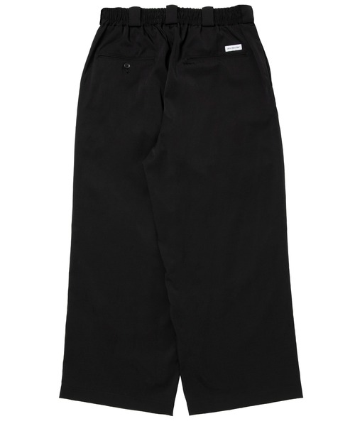 COOTIE PRODUCTIONS（クーティープロダクションズ）の「Ny/Wo Twill Intuck Wide Easy Trousers（スラックス・メンズ・ブラック・LARGE/X-LARGE/MEDIUM/SMALL）」の5枚目の写真