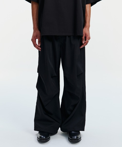 Ny/Wo Twill Intuck Wide Easy Trousers（スラックス）｜COOTIE