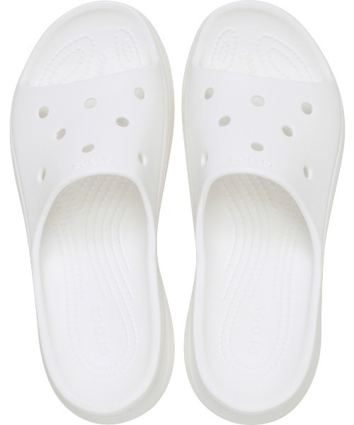 crocs（クロックス）の「クロックス crocs Bae Slide Whi（サンダル・レディース・ホワイト・21.0cm/22.0cm/24.0cm/25.0cm/23.0cm）」の7枚目の写真