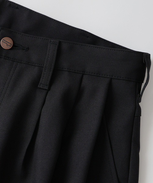 Wrangler（ラングラー）の「Wrangler / ラングラー 別注 3タック ランチャー ドレススラックス（スラックス・メンズ・ブラック/チャコールグレー/ネイビー・LARGE/MEDIUM）」の8枚目の写真