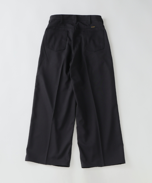 Wrangler(ラングラー)の「Wrangler / ラングラー 別注 3タック ランチャー ドレススラックス(スラックス・メンズ・ブラック/チャコールグレー/ネイビー・LARGE/MEDIUM)」の8枚目の写真