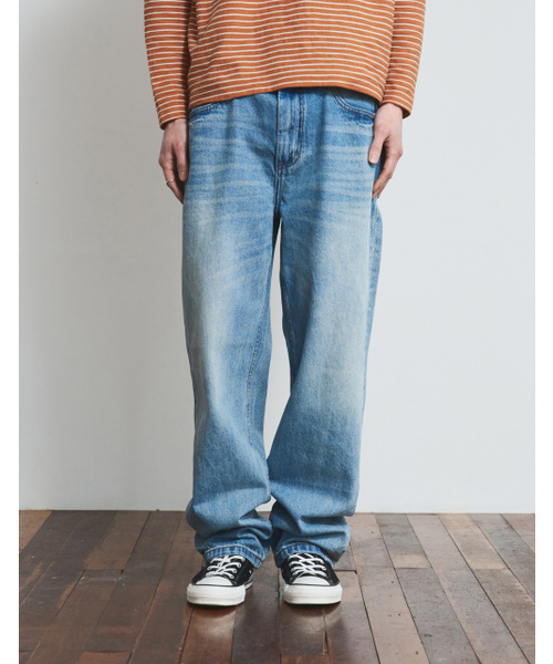 LORES(ロアス)の「Straight Regular Jean - Light Blue(デニムパンツ・レディース・その他・SMALL/MEDIUM/LARGE)」の4枚目の写真