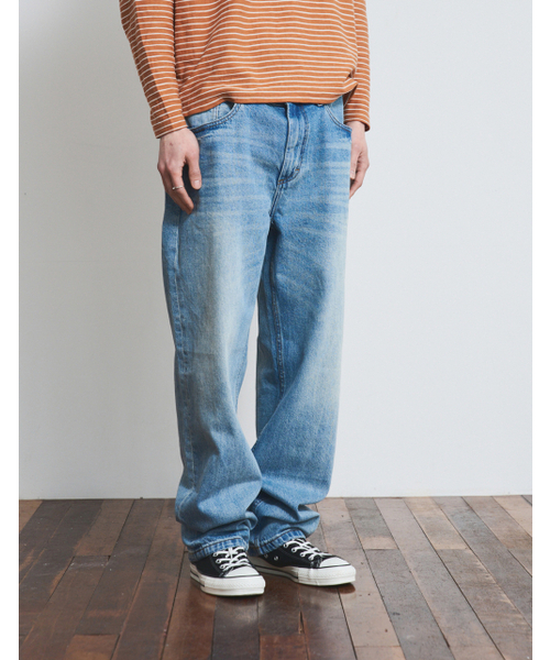 LORES(ロアス)の「Straight Regular Jean - Light Blue(デニムパンツ・レディース・その他・SMALL/MEDIUM/LARGE)」の5枚目の写真