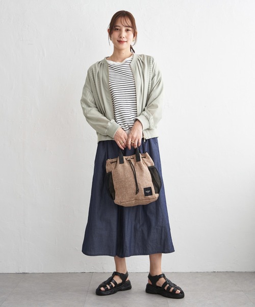 ikka(イッカ)の「【雑誌InRed5月号掲載】デニム/レーヨンリネンガウチョ【親子コーデ】(その他パンツ・レディース・その他1/ネイビー/チャコール/ブラウン系その他/カーキ・L/M/S)」の20枚目の写真