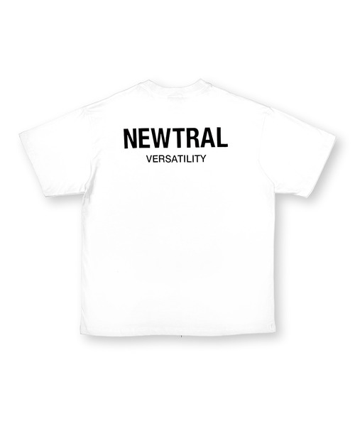 ムラサキスポーツ(ムラサキスポーツ)の「NEWTRAL/ニュートラル 半袖 Tシャツ ロゴ バックプリント NT2253031(Tシャツ/カットソー・メンズ・ホワイト/ブラック・L/XL/M)」の2枚目の写真