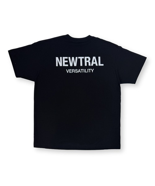 ムラサキスポーツ(ムラサキスポーツ)の「NEWTRAL/ニュートラル 半袖 Tシャツ ロゴ バックプリント NT2253031(Tシャツ/カットソー・メンズ・ホワイト/ブラック・L/XL/M)」の1枚目の写真