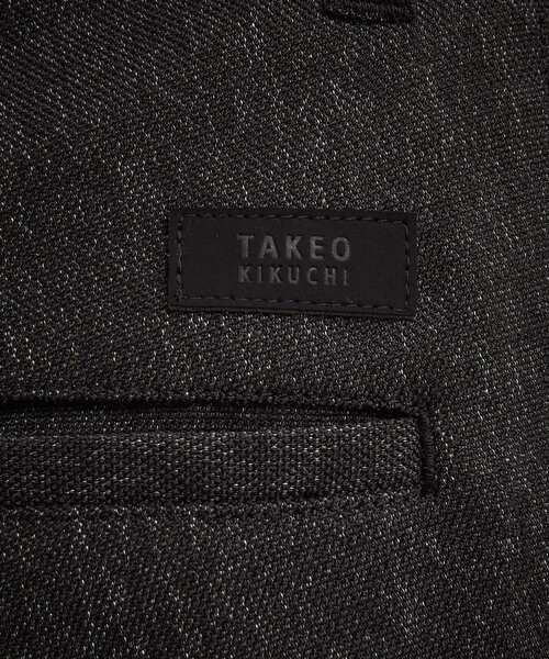 TAKEO KIKUCHI（タケオキクチ）の「【夏デニム】デニムライク メッシュイージーパンツ（デニムパンツ・メンズ・ネイビー/ブラック・04/03/02）」の14枚目の写真