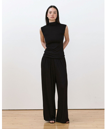 Lea Wide Pants [Black]