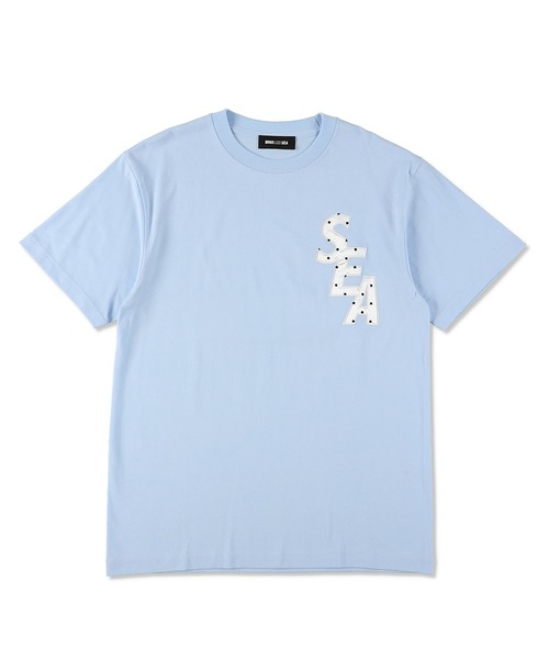 WIND AND SEA(ウィンダンシー)の「DOT SEA S/S TEE(Tシャツ/カットソー・レディース・ネイビー/ホワイト/サックスブルー・X-LARGE/LARGE)」の3枚目の写真