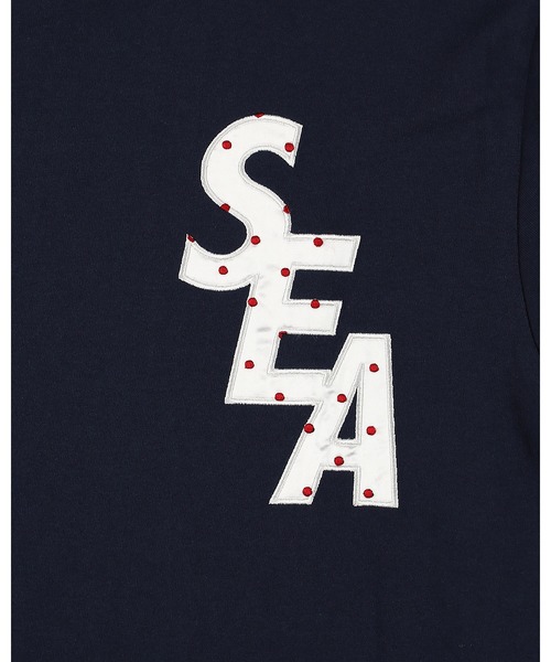 WIND AND SEA(ウィンダンシー)の「DOT SEA S/S TEE(Tシャツ/カットソー・レディース・ネイビー/ホワイト/サックスブルー・X-LARGE/LARGE)」の7枚目の写真