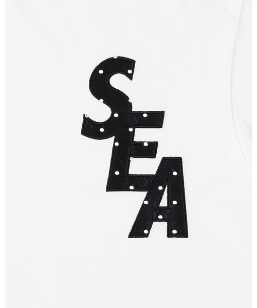 WIND AND SEA(ウィンダンシー)の「DOT SEA S/S TEE(Tシャツ/カットソー・レディース・ネイビー/ホワイト/サックスブルー・X-LARGE/LARGE)」の5枚目の写真