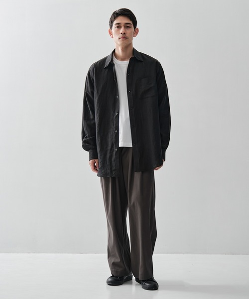 MARKAWARE/マーカウェア】TRIPLE PLEATED EASY TROUSERS/【接触冷感