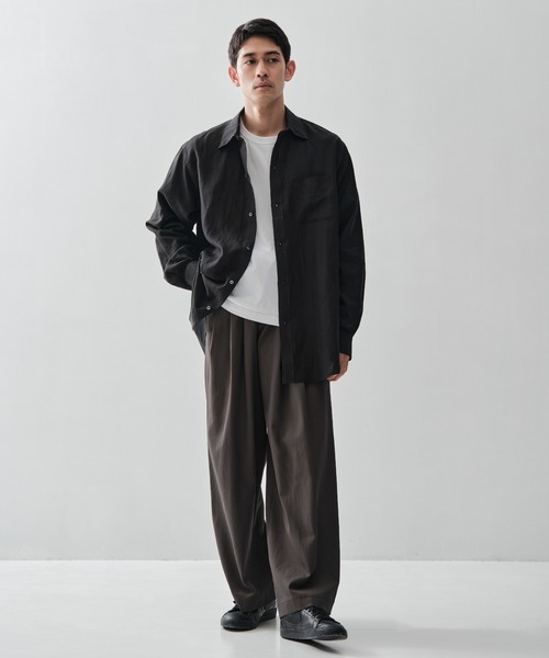MARKAWARE/マーカウェア】TRIPLE PLEATED EASY TROUSERS/60/2